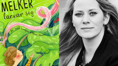 Foto på bokens omslag samt ett porträtt på Anna Lundgren.